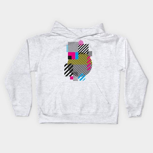 Abstract#110 Kids Hoodie by process22